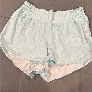 lululemon athletica Light Blue Athletic Shorts